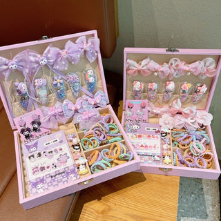 61 Pcs Exclusive Hair Accessories Set Gift Box for Girls