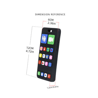 Silicone Mobile Phone Teether for Babies
