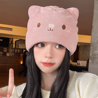Women's Knitted Beanie hat for Winter