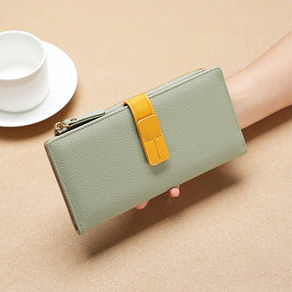 European Style Drawstring Card Holder Clutch Bag Wallet
