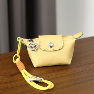 Genuine Leather Top Fashionable Mini Dumpling Pouch Bag