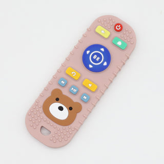 Remote Shaped Food Grade Silicone Anti Eating Hand Teether