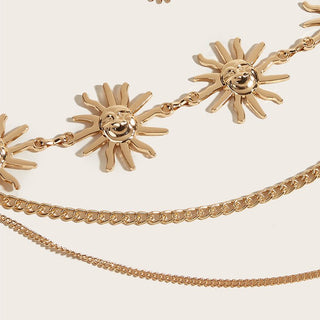 Moon & Star Shaped Elegant Waist Chain for Female