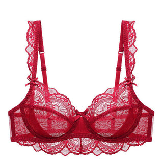 Elegant French Lace Push Up Breathable Lingerie Underwear Set