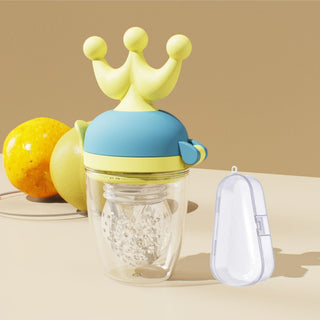 High Quality Royal Crown Baby Pacifier with Food Supplement Chamber