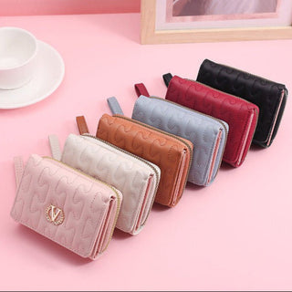 Women's Versatile Embroidery Premium Coin Purse Wallet