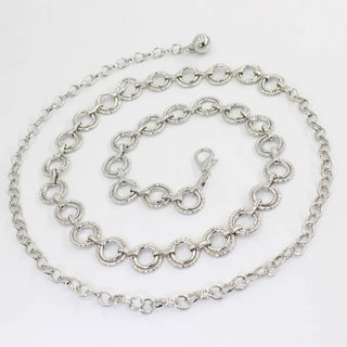 High Quality Ring Metal Waist Chain Korean Version Women's Belt
