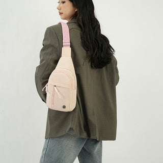 Durable Nylon Sports Chest Bag with Adjustable Crossbody Strap - Urban Edition