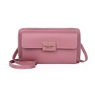 Compact Style PU Shoulder Messenger Bag for Female