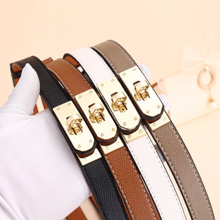 Women's Irregular Alloy Buckle Belt