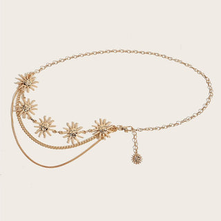 Moon & Star Shaped Elegant Waist Chain for Female