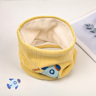 Embroidered Anti Bacterial Children's Cotton Neck Cover