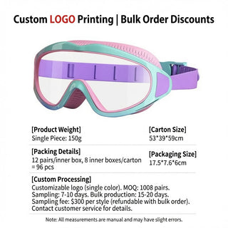 Professional Kids Anti-Fog Waterproof Swimming Goggles for Boys Girls