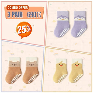 Anti-Slip High Quality Padded Floor Socks For Kids