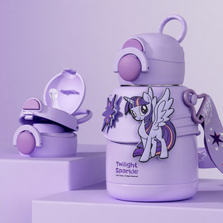 Hitai 316 Steel Kids Bottle Straw 600ml Pony Design Edition