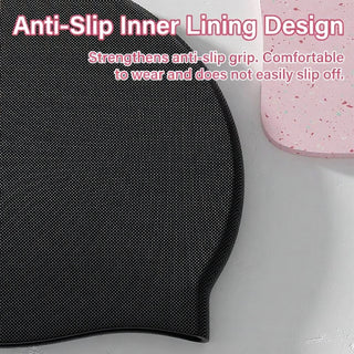 Professional Silicone Swim Cap Women Long Hair Waterproof Comfortable Design