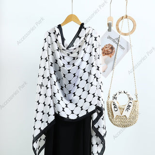 Fashionable New Bow Design Women's Satin Silk Scarf