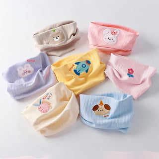 Embroidered Anti Bacterial Children's Cotton Neck Cover