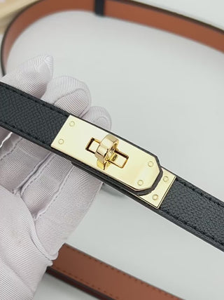 Women's Irregular Alloy Buckle Belt