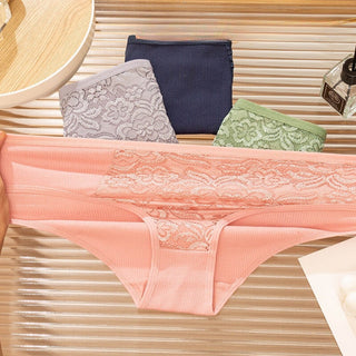 4 Pieces Combo Set Japanese Style Women's Breathable and Comfortable Panties