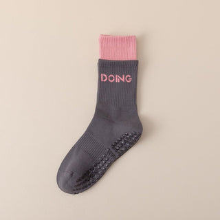 Double Thread Silicone Non-slip Yoga Socks For Women